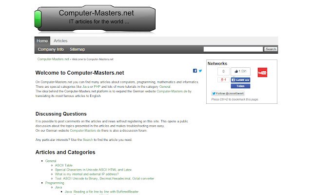 Chrome ウェブストアの Computer Masters.net を OffiDocs Chromium オンラインで実行