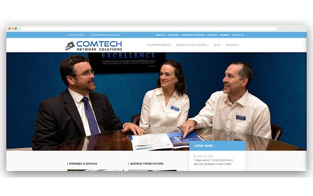 ComTech Network Solutions ze sklepu internetowego Chrome do uruchomienia z OffiDocs Chromium online