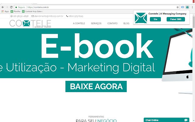 Comtele | A Messaging Company  from Chrome web store to be run with OffiDocs Chromium online