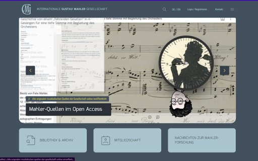 Conductor Mahler Clock  from Chrome web store to be run with OffiDocs Chromium online