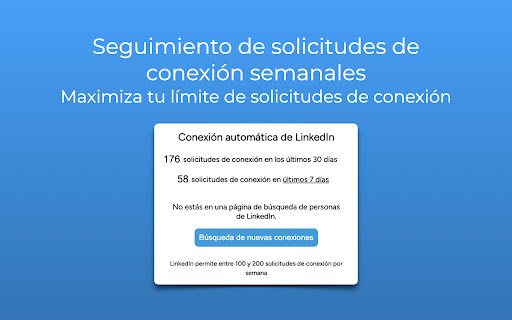Conexión automática de LinkedIn 3xFaster  from Chrome web store to be run with OffiDocs Chromium online