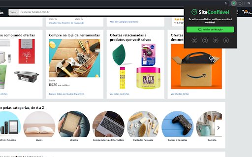 É Confiável  from Chrome web store to be run with OffiDocs Chromium online