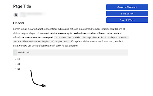 Confluence to Markdown  from Chrome web store to be run with OffiDocs Chromium online