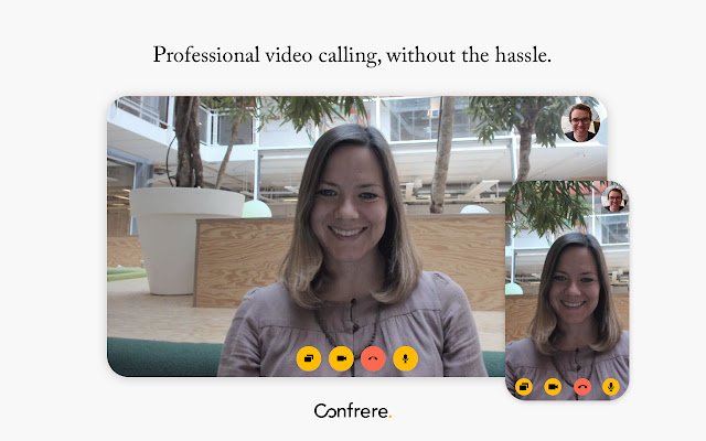 Confrere Screensharing  from Chrome web store to be run with OffiDocs Chromium online