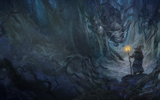 Confrontation in the Dark Wood  from Chrome web store to be run with OffiDocs Chromium online