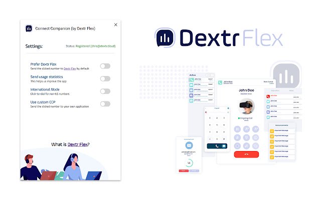 Connect Companion (by Dextr Flex)  from Chrome web store to be run with OffiDocs Chromium online