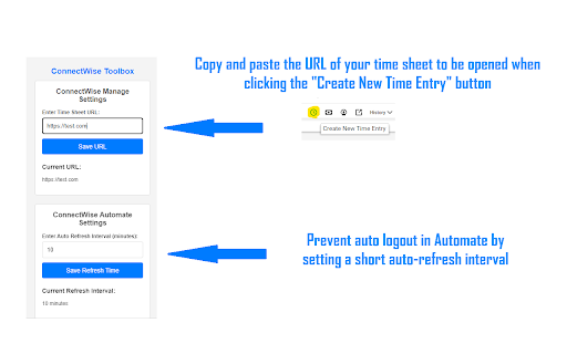 ConnectWise Toolbox  from Chrome web store to be run with OffiDocs Chromium online