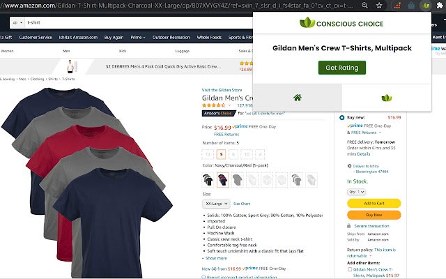 Conscious Choice  from Chrome web store to be run with OffiDocs Chromium online