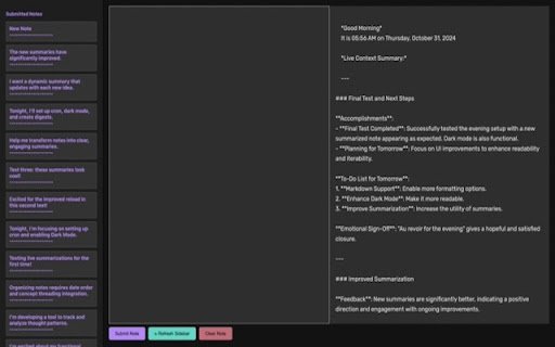 Console+  from Chrome web store to be run with OffiDocs Chromium online