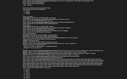 Console Copy Tool  from Chrome web store to be run with OffiDocs Chromium online
