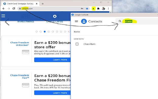 Contacts by CoolDerive  from Chrome web store to be run with OffiDocs Chromium online