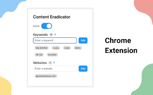 Content Eradicator from Chrome web store to be run with OffiDocs Chromium online Content Eradicator from Chrome web store to be run with OffiDocs Chromium online