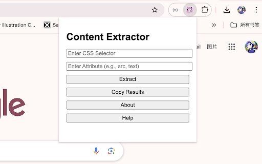 Content Extractor  from Chrome web store to be run with OffiDocs Chromium online