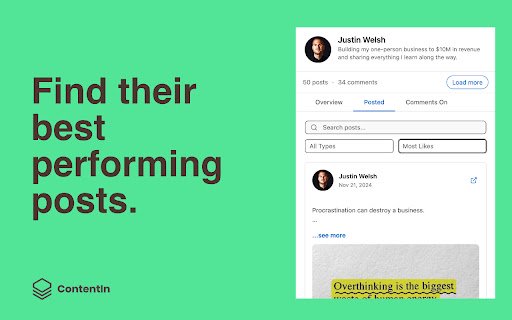 ContentIn LinkedIn™️ Analytics  AI Content and Insights  from Chrome web store to be run with OffiDocs Chromium online