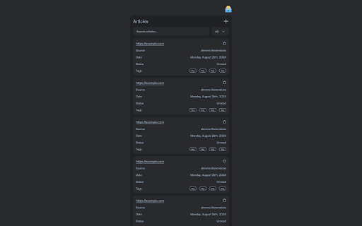 Content Vault  from Chrome web store to be run with OffiDocs Chromium online