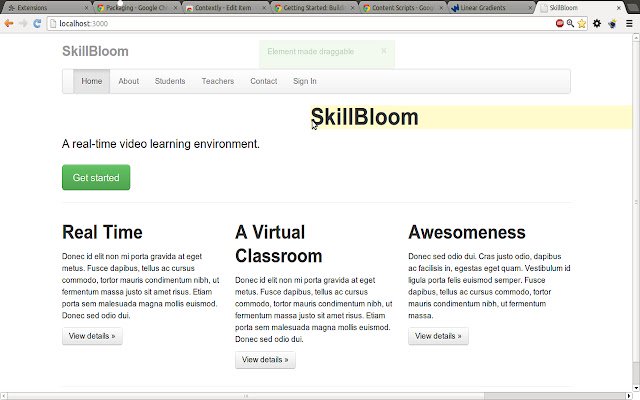 Contextly  from Chrome web store to be run with OffiDocs Chromium online