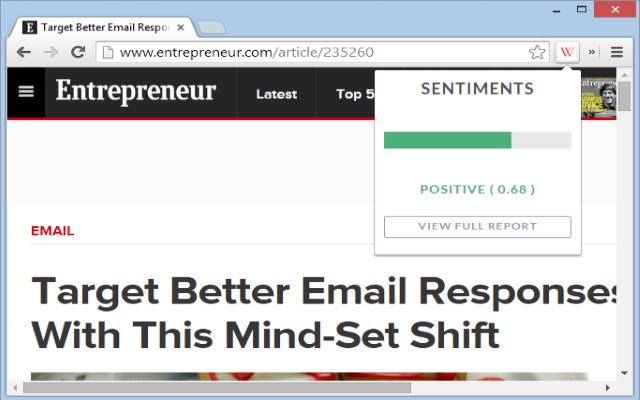 Context Sense  from Chrome web store to be run with OffiDocs Chromium online