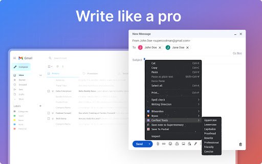 ConText tools  from Chrome web store to be run with OffiDocs Chromium online