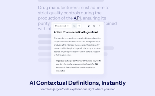 Contextual Lookup: Understand Anything with AI | Gemini, ChatGPT More from Chrome web store to be run with OffiDocs Chromium online Contextual Lookup: Understand Anything with AI | Gemini, ChatGPT More from Chrome web store to be run with OffiDocs Chromium online
