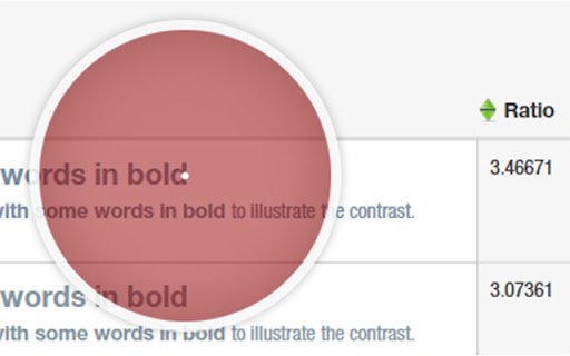 contrast checker  from Chrome web store to be run with OffiDocs Chromium online