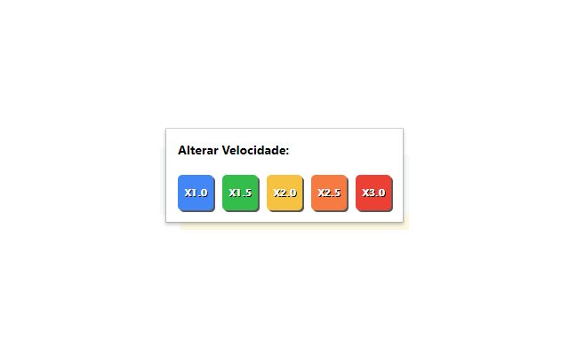 Controle de Velocidade para Video Aulas UNIP de Chrome web store para ejecutarse con OffiDocs Chromium en línea