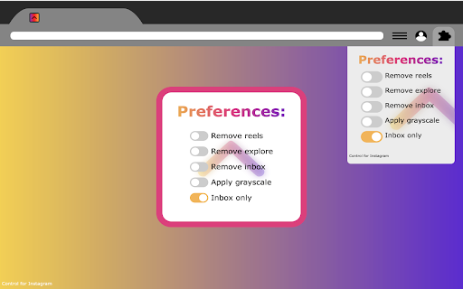 Control for Instagram from Chrome web store to be run with OffiDocs Chromium online Control for Instagram from Chrome web store to be run with OffiDocs Chromium online