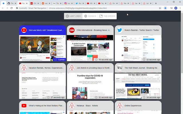 ControlQ Smart Tab Navigation  from Chrome web store to be run with OffiDocs Chromium online