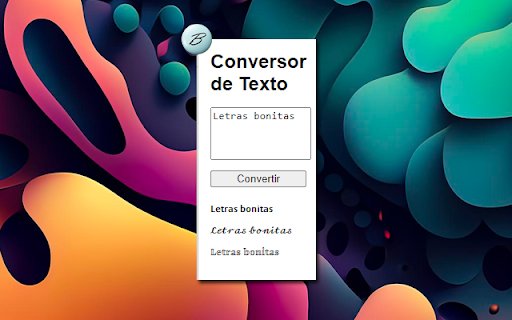 Conversor de Texto  from Chrome web store to be run with OffiDocs Chromium online