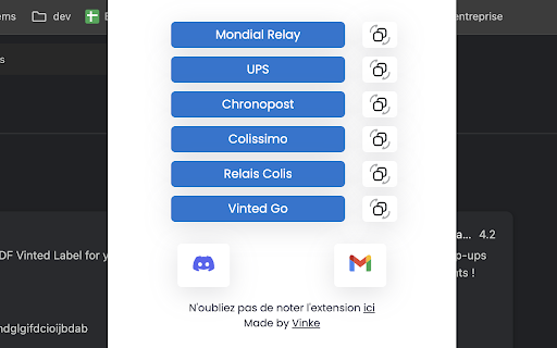 Convert Label  from Chrome web store to be run with OffiDocs Chromium online