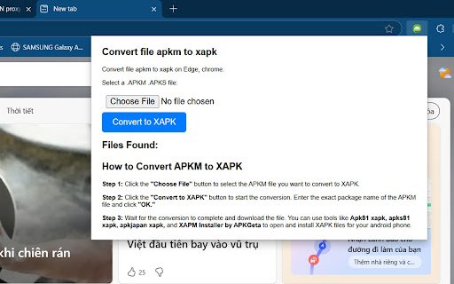 Convert M to X by Geta  from Chrome web store to be run with OffiDocs Chromium online