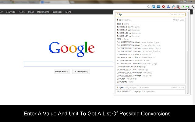 Convertuous: Unit Converter  from Chrome web store to be run with OffiDocs Chromium online