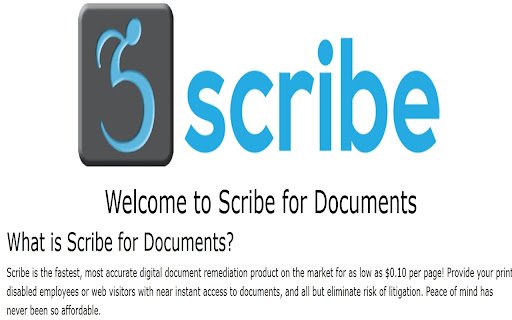 Convert with Scribe  from Chrome web store to be run with OffiDocs Chromium online