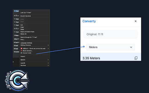 Converty  from Chrome web store to be run with OffiDocs Chromium online