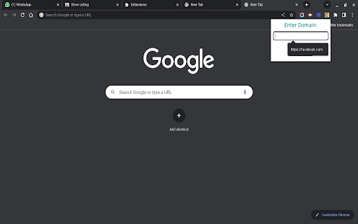 Cookie Clearer  from Chrome web store to be run with OffiDocs Chromium online