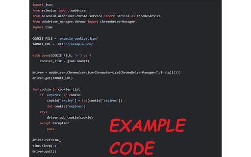 Cookie Extractor  from Chrome web store to be run with OffiDocs Chromium online