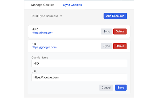 Cookie Manager  from Chrome web store to be run with OffiDocs Chromium online