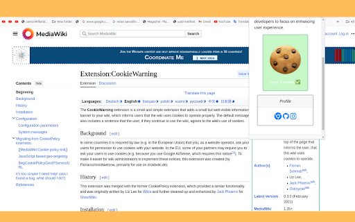 Cookies Finder  from Chrome web store to be run with OffiDocs Chromium online