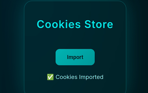 Cookies Store  from Chrome web store to be run with OffiDocs Chromium online