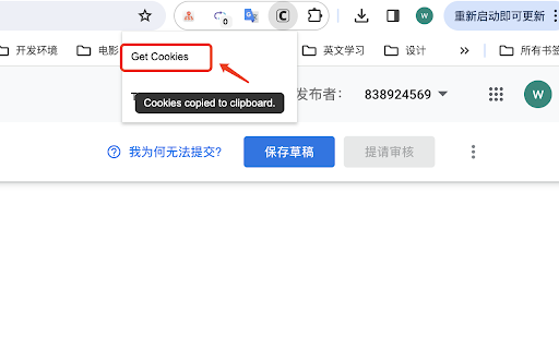 Cookie Tool  from Chrome web store to be run with OffiDocs Chromium online