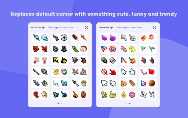 Cool Cursors Custom Cursor for Chrome  from Chrome web store to be run with OffiDocs Chromium online