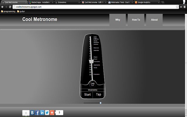 Крутой Metronome из интернет-магазина Chrome будет работать с OffiDocs Chromium онлайн