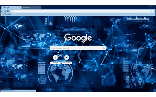 Cool Tech Theme  from Chrome web store to be run with OffiDocs Chromium online