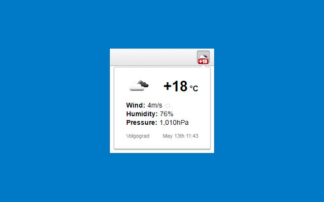 Cool Weather  from Chrome web store to be run with OffiDocs Chromium online