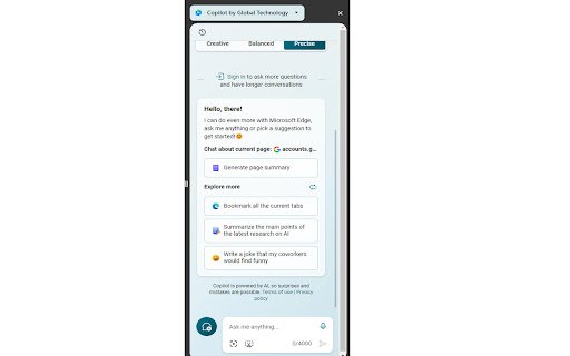 Copilot by Global Technology  from Chrome web store to be run with OffiDocs Chromium online