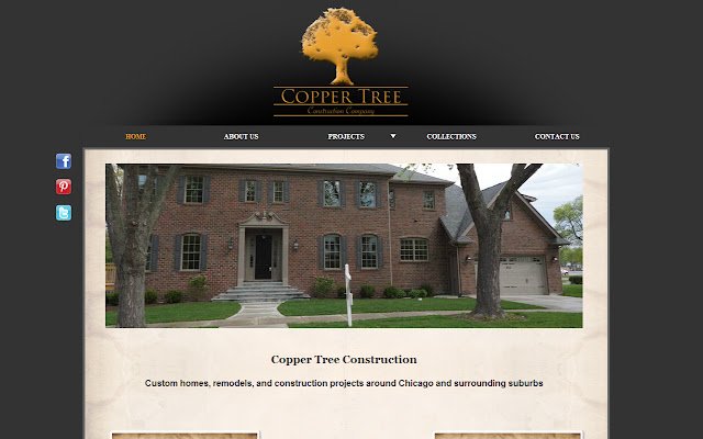 Copper Tree Construction da Chrome Web Store será executado com OffiDocs Chromium online