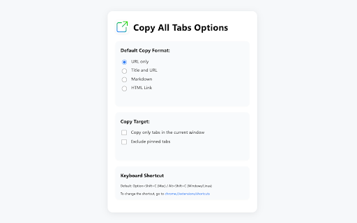 Copy All Tabs from Chrome web store to be run with OffiDocs Chromium online Copy All Tabs from Chrome web store to be run with OffiDocs Chromium online