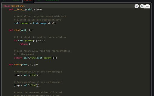Copy Code Block  from Chrome web store to be run with OffiDocs Chromium online