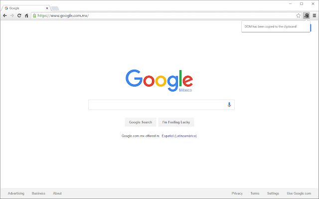 Copy DOM Content  from Chrome web store to be run with OffiDocs Chromium online