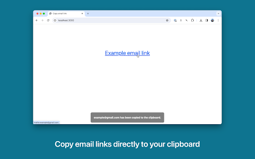 Copy email links  from Chrome web store to be run with OffiDocs Chromium online