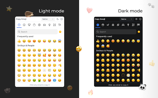 Copy Emoji: Emoji Keyboard, Emoji List  Instant Copy  from Chrome web store to be run with OffiDocs Chromium online